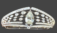 Tiara de zircão cúbico prata 925 coroa de joias de casamento para presente feminino, usado comprar usado  Enviando para Brazil