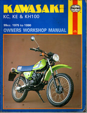 Haynes kawasaki kh100 for sale  SWAFFHAM
