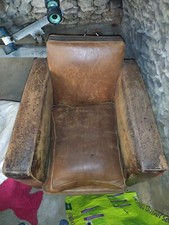 Fauteuil club cuir d'occasion  Saint-Macaire