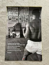 Muhammad ali poster for sale  ASHFORD