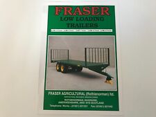 Fraser agricultural low for sale  KENDAL