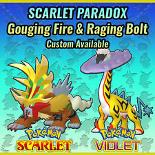GOUGING FIRE & RAGING BOLT ⚡ SCARLET PARADOX POKEMON ⚡ POKEMON ESCARLATE VIOLETA ⚡ comprar usado  Enviando para Brazil