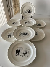 Assiettes dessert humoristique d'occasion  Saint-Georges-de-Reneins