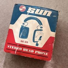 Sun headphones vintage for sale  MORDEN