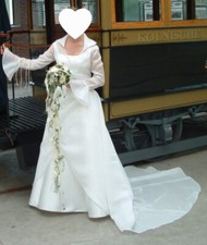 Brautkleid mantel nice gebraucht kaufen  Köln