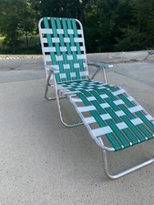 Vintage webbed aluminum d'occasion  Expédié en Belgium