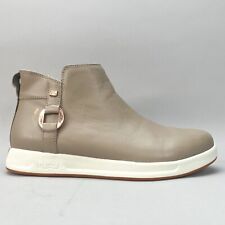 Botas Kuru Feminina 10M Tempo Sapatos Couro Cinza Ortopédico Conforto Alívio da Dor, usado comprar usado  Enviando para Brazil