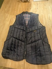 Barbour navy gilet for sale  ALFRETON