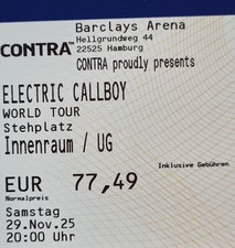 Tickets electric callboy gebraucht kaufen  Fellbach