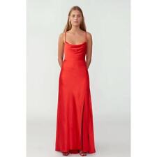 Usado,  Vestido maxi Vin Fame & Partners vermelho sem mangas decote capuz tamanho 16 comprar usado  Enviando para Brazil