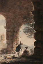 Dessin ancien aquarelle d'occasion  Paris IX