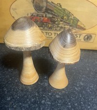 Vintage wooden mushrooms for sale  SWINDON