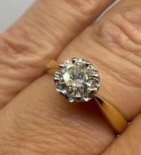 18ct diamond solitaire for sale  PORT TALBOT