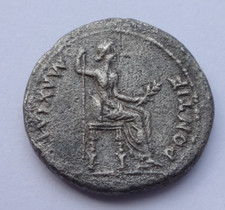 Tiberius denarius. tribute for sale  CHESSINGTON