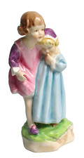 Używany, Royal Worcester Figurka Babes In The Wood Model nr RW3302 na sprzedaż  Wysyłka do Poland