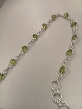 Peridot sterling silver for sale  LONDON