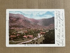 Cartolina manitou springs usato  Spedire a Italy