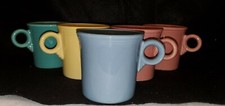 Lote de conjunto de canecas Fiesta ware alça de anel multicolorida (5) comprar usado  Enviando para Brazil
