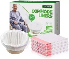 Commode liners 120pcs for sale  Lewes