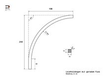 Fichte 14x14 leimholzbogen gebraucht kaufen  Hamburg
