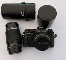 Używany, Pentax Program A SLR + 28mm f/2.8 & 200mm f/4 Lenses & Cases,Excellent Condition na sprzedaż  PL