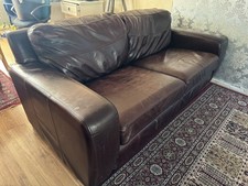 Leather sofa suite for sale  BROMSGROVE