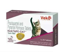 Veko Kick Tape Cat Dewormer, 10 abas frete grátis comprar usado  Enviando para Brazil