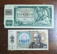 Billets tchecoslovaquie d'occasion  Cajarc