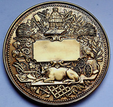 AGRICULTEURS DE FRANCE .MEDAILLE ARGENT MASSIF VERMEIL 80 GRAMMES 55 MM, usado segunda mano  Embacar hacia Argentina