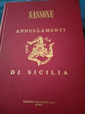 Catalogo sassone annullamenti usato  Roma