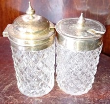 Pair cut glass for sale  BLACKPOOL
