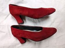 Wildleder pumps rot gebraucht kaufen  Espelkamp