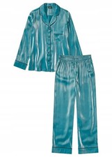Pyjama satin glanzeffekt gebraucht kaufen  Deutschland