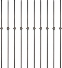 Myard SBH04-RC 1/2" balaústres de escada de ferro quadrado 44" cetim preto #R02, usado comprar usado  Enviando para Brazil