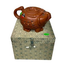 Vintage yixing pig for sale  POOLE