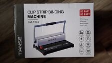 Máquina de encadernação Tianse BM-1202 CLIP STRIP. - Frete rápido  comprar usado  Enviando para Brazil