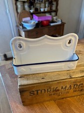 Vintage white enamel for sale  LIVERPOOL