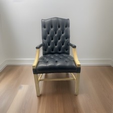 Vintage blue leather for sale  BRACKNELL