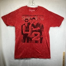 Camiseta U2 Band XL Rolling Stone Collection revista capa oficial vermelha bono comprar usado  Enviando para Brazil