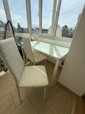 Weiße tisch 4 gebraucht kaufen  Hannover