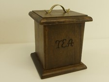 Wooden tea caddy for sale Wooden tea caddy for sale  SHEFFIELD
