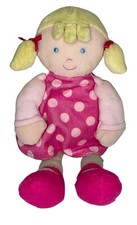 Boneca bebê Carter's Just One You vestido rosa cabelo loiro olhos azuis 12" pelúcia, usado comprar usado  Enviando para Brazil