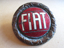 Vintage Usado FIAT Emblema Esmaltado Latão LORIOLI MILANO Bonnet Badge Pins Intactos comprar usado  Enviando para Brazil