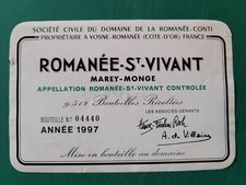 étiquette romanée vivant d'occasion  Saint-Just-de-Claix