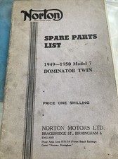 Scarce norton spare for sale  HITCHIN
