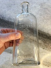 Antique embossed bottle for sale  Freeport