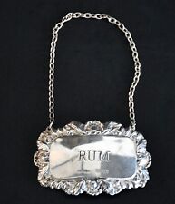 Silver decanter label for sale  ILFRACOMBE