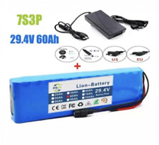 Bateria de íon de lítio 24V 60Ah 7S3P alta capacidade para scooter elétrico E-Bike nova comprar usado  Enviando para Brazil