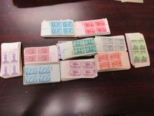 Usado, 500 blocos de placas de 3 centavos de 1935 a 1958 com duplicação, em perfeito estado, sem marca de charneira comprar usado Usado, 500 blocos de placas de 3 centavos de 1935 a 1958 com duplicação, em perfeito estado, sem marca de charneira comprar usado  Enviando para Brazil