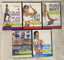 5 Pilates Pro Chair Total Body Workout Sculpt Tone Basics Core Buns DVD Lot comprar usado  Enviando para Brazil